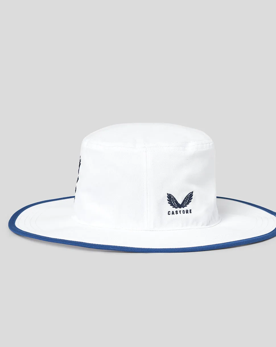 White England Cricket Test Wide Brim Hat