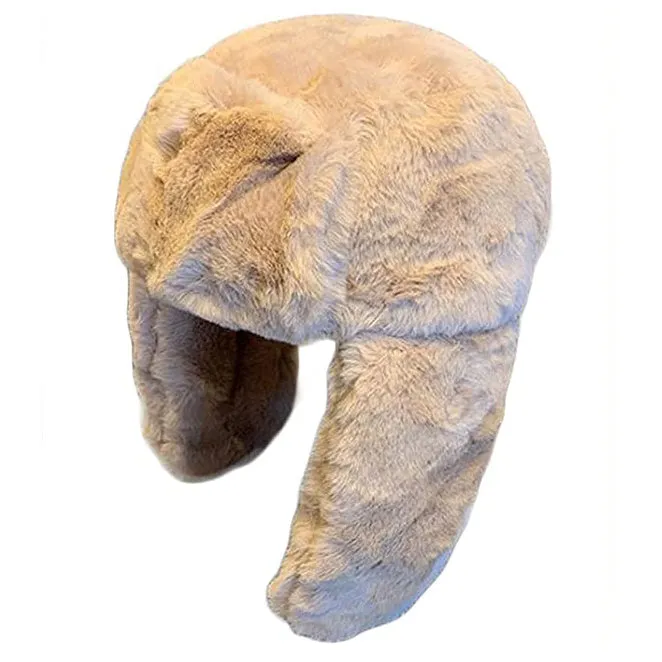 Winter Thick Warm Faux Fur Trapper Bomber Hat