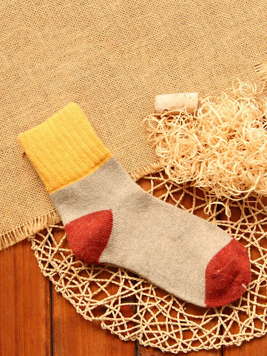 Women Winter Wool Thick Socks(5 Pairs)