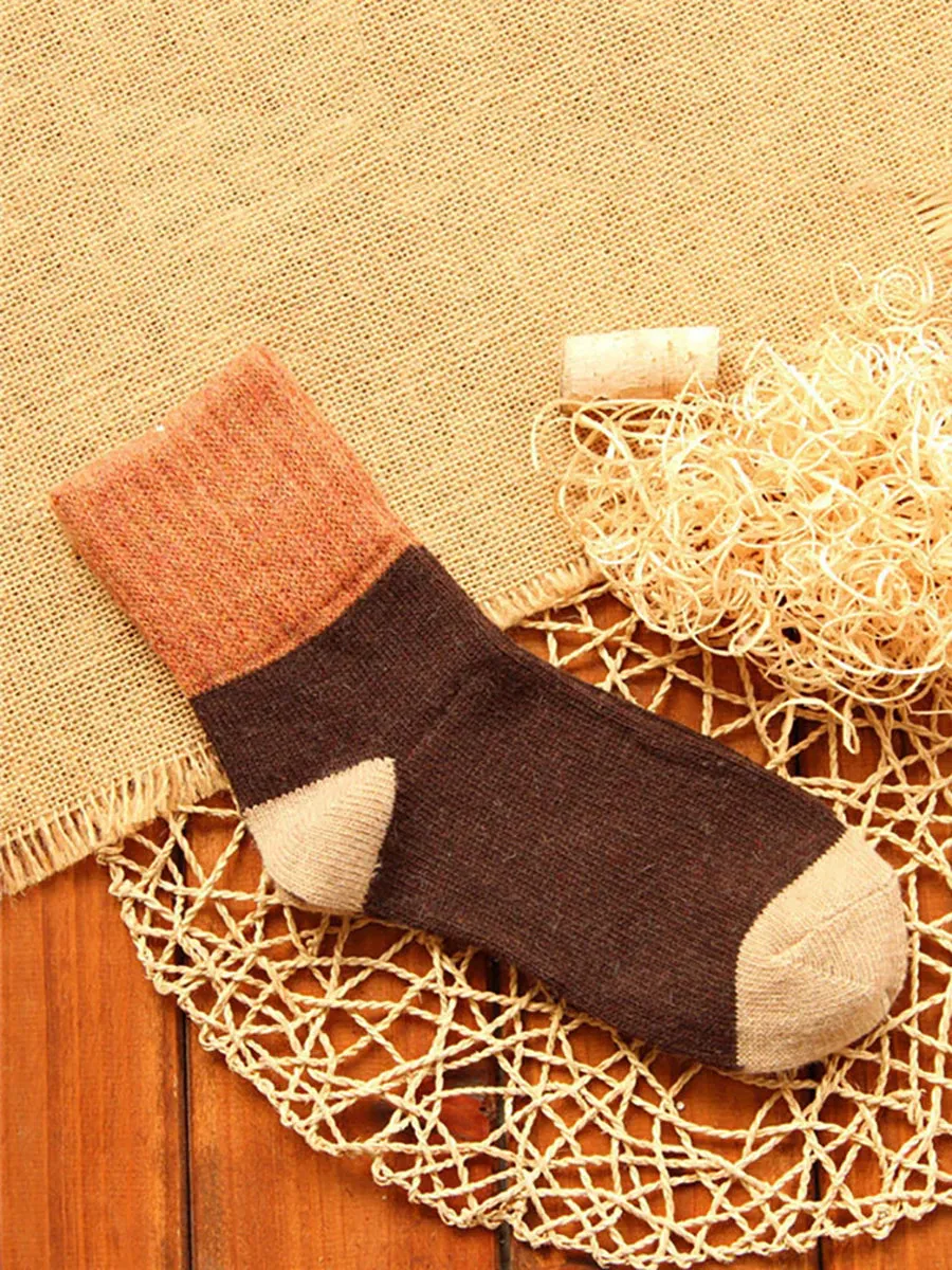 Women Winter Wool Thick Socks(5 Pairs)